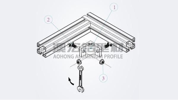 安装铝型材框架如何选择角件