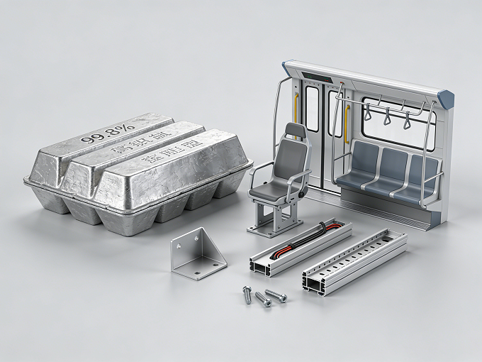 工业铝型材在轨道交通内饰的应用及厂家推荐