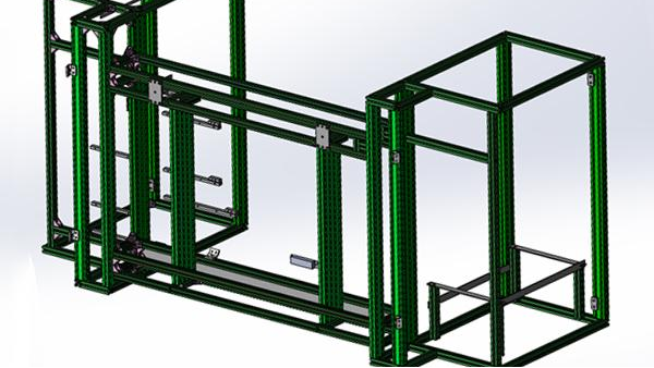 工业铝型材框架搭建的方法和步骤