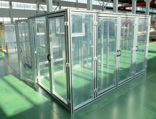 机器人工作站安全防护：铝型材防护罩应用案例