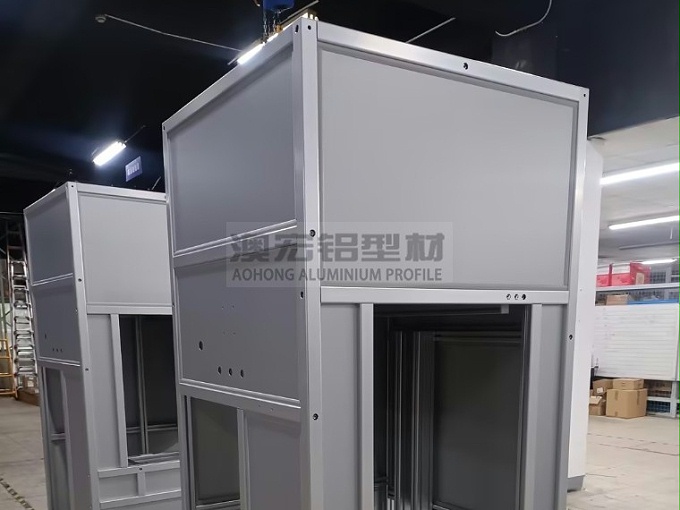 工业生产铝型材架子安装如何提升精度？-澳宏工业铝型材