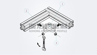 铝型材框架组装常用配件