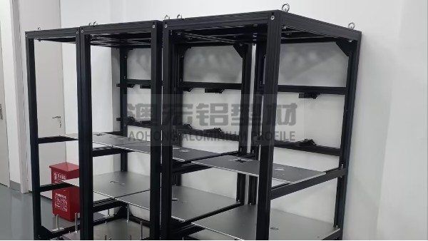 定制化铝型材电子元器件框架交付现场实录