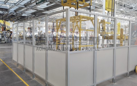 铝型材安全围栏图