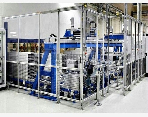 仓库铝型材围栏